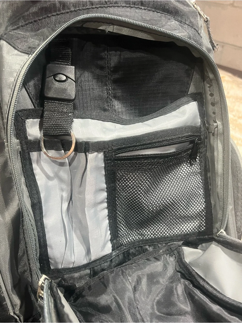 Black and Gray Everyday Backpack - Padded, Multi-Compartment Carry